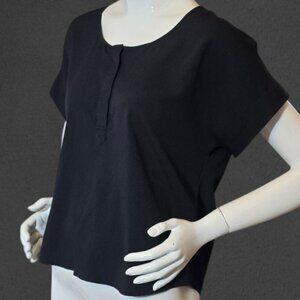 BANANA REPUBLIC Simple Black Blouse szS